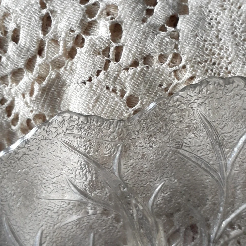 Vintage Indiana glass Relish dish and veggie tray